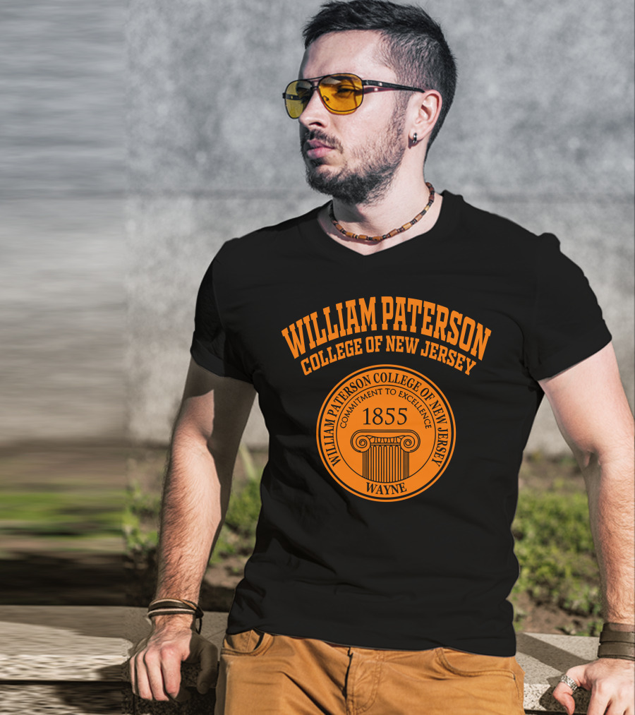 William Paterson College Of New Jersey 1855 Wayne Commitment To Excellence T-Shirt