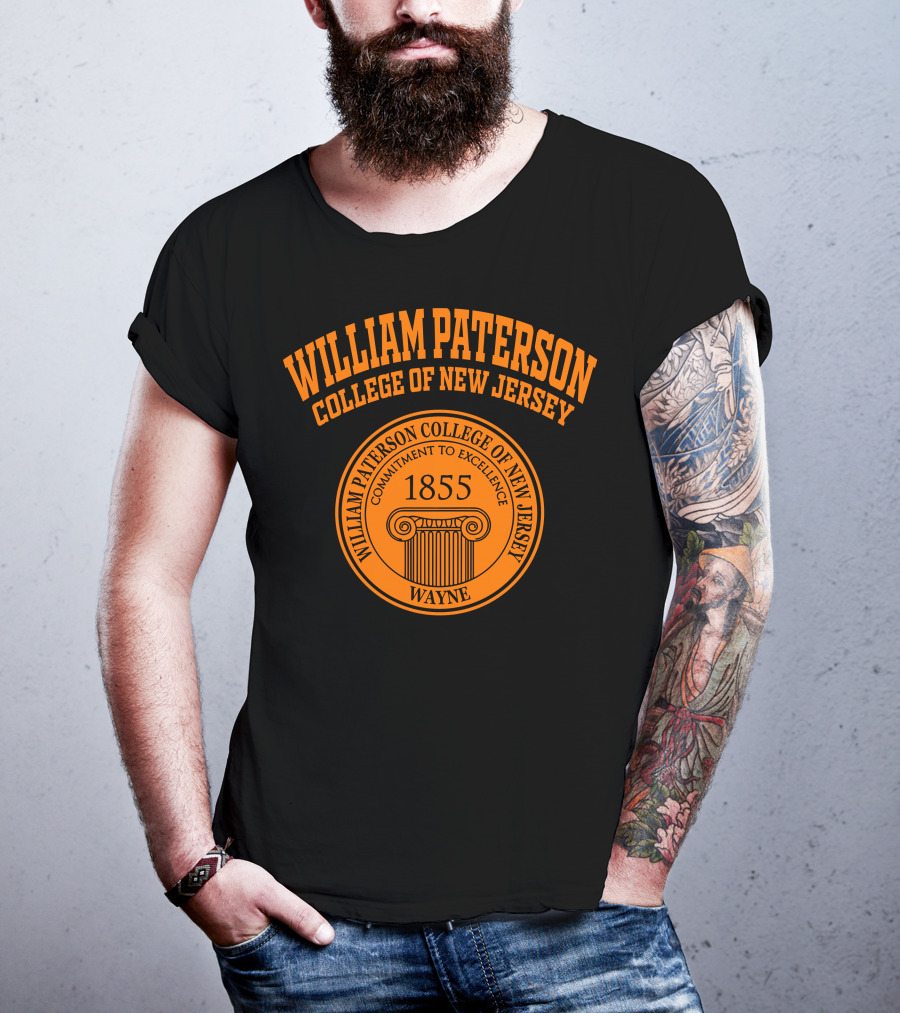 William Paterson College Of New Jersey 1855 Wayne Commitment To Excellence T-Shirt