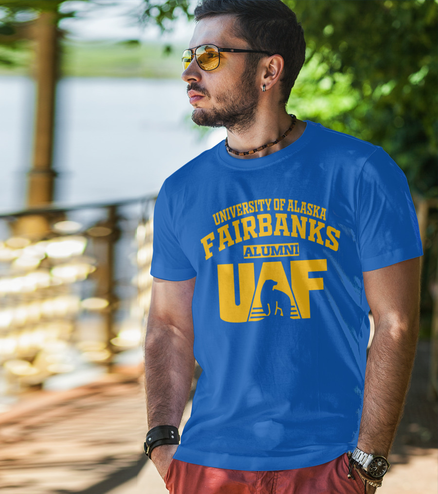 University Of Alaska Fairbanks Alumni UAF Bear T-Shirt