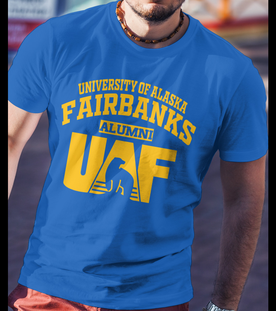 University Of Alaska Fairbanks Alumni UAF Bear T-Shirt