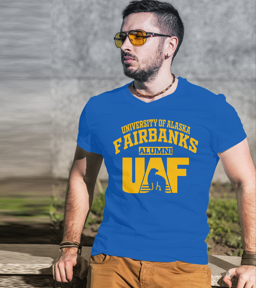 University Of Alaska Fairbanks Alumni UAF Bear T-Shirt