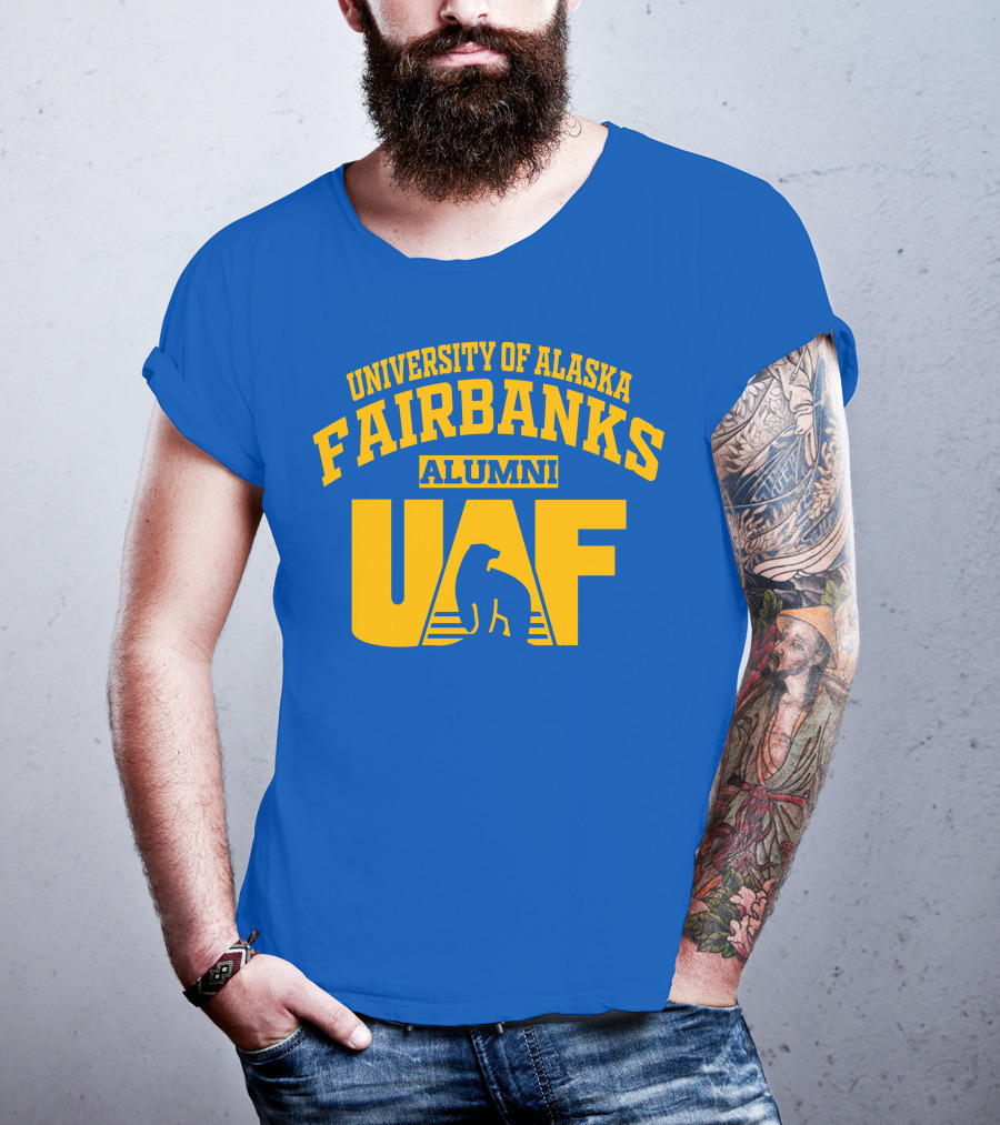 University Of Alaska Fairbanks Alumni UAF Bear T-Shirt
