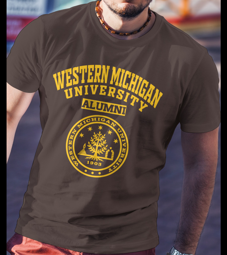 Western Michigan University Alumni 1903 Seal T-Shirt