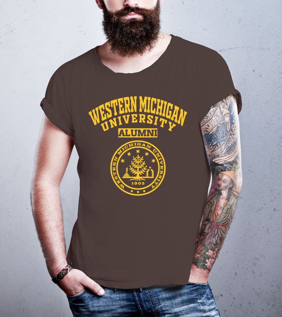 Western Michigan University Alumni 1903 Seal T-Shirt