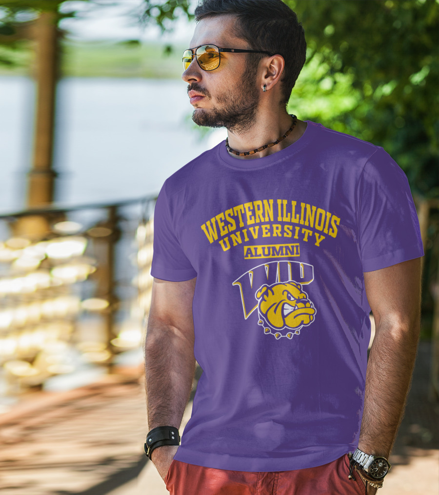 Western Illinois University Alumni WIU Bulldog T-Shirt