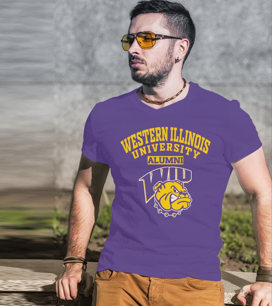 Western Illinois University Alumni WIU Bulldog T-Shirt