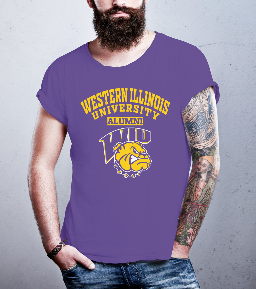 Western Illinois University Alumni WIU Bulldog T-Shirt