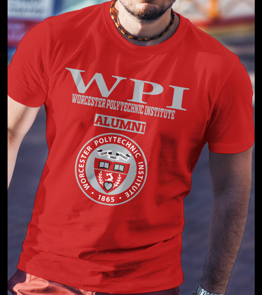 Worcester Polytechnic Institute WPI Alumni Seal 1865 T-Shirt
