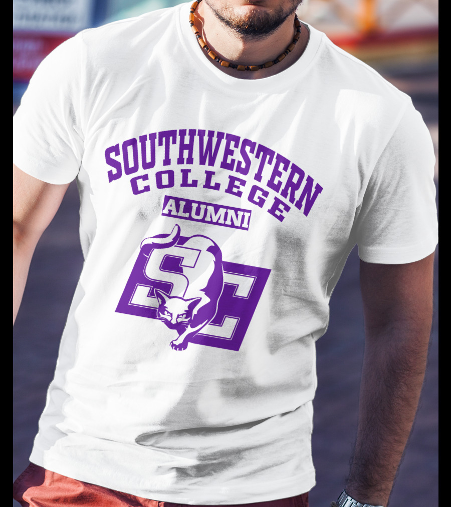 Southwestern College Alumni SC Logo With Cougar T-Shirt