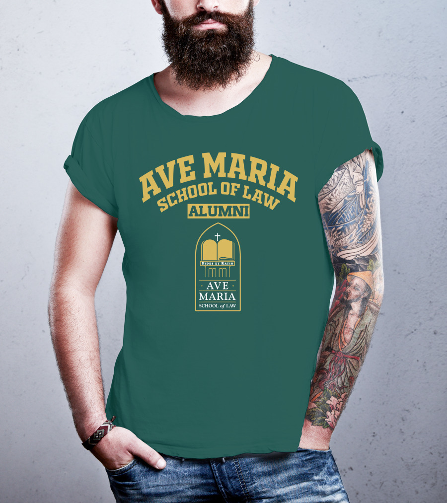 Ave Maria School Of Law Alumni Fides Et Ratio Crest T-Shirt