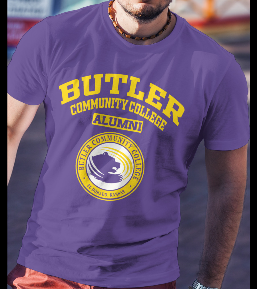 Butler Community College Alumni Bear Mascot El Dorado Kansas T-Shirt