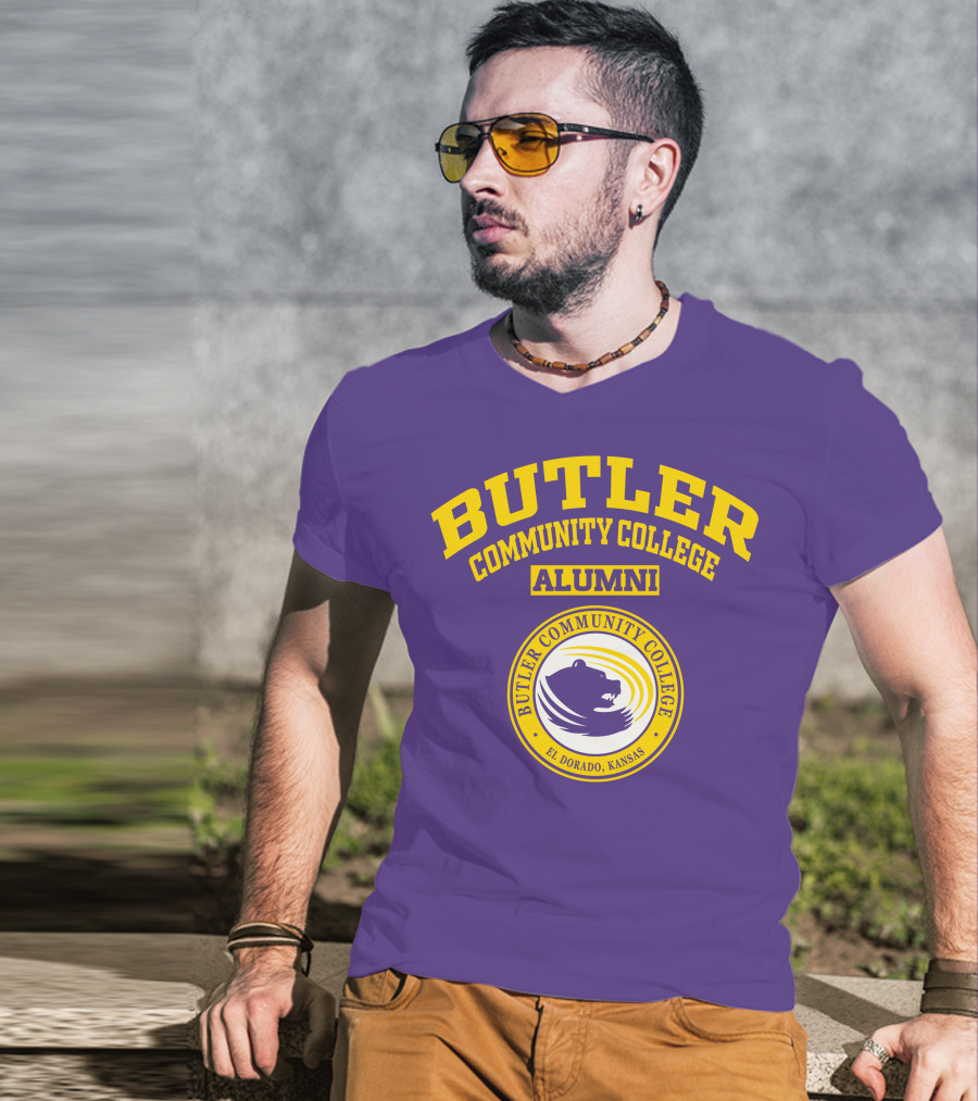 Butler Community College Alumni Bear Mascot El Dorado Kansas T-Shirt