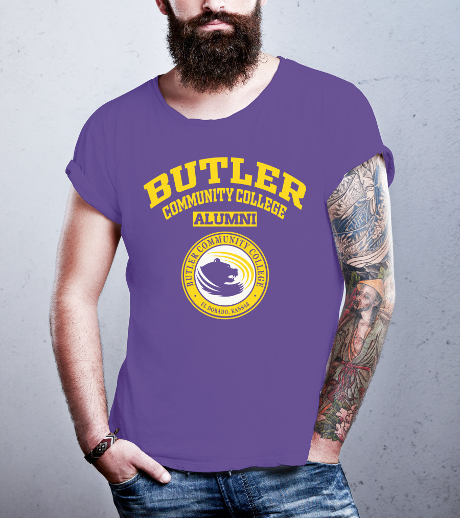 Butler Community College Alumni Bear Mascot El Dorado Kansas T-Shirt