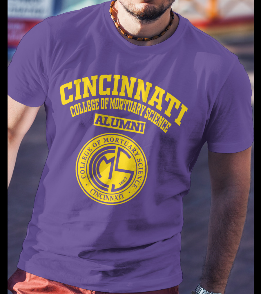 Cincinnati College Of Mortuary Science Alumni Emblem 1882 T-Shirt