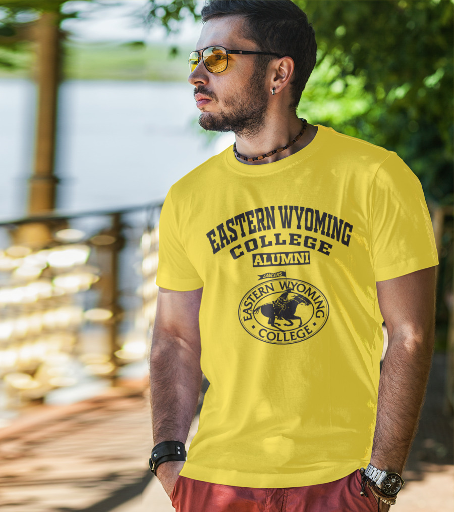 Eastern Wyoming College Alumni Lancers Rider T-Shirt
