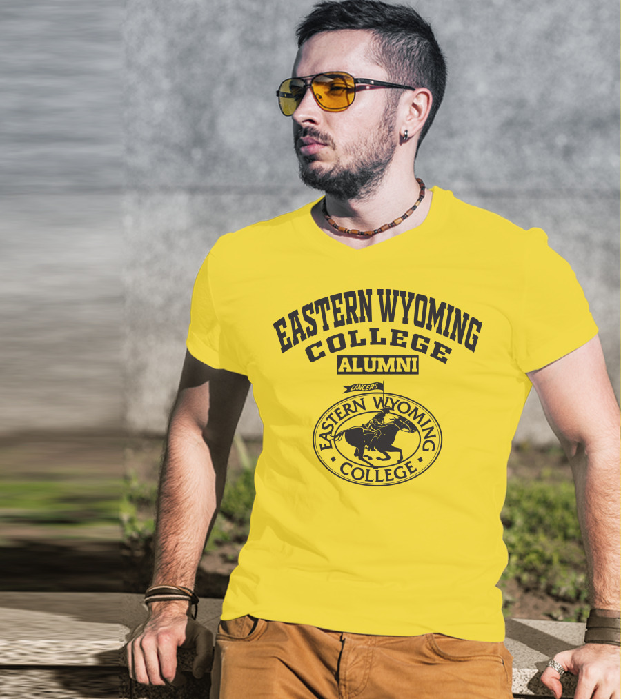 Eastern Wyoming College Alumni Lancers Rider T-Shirt