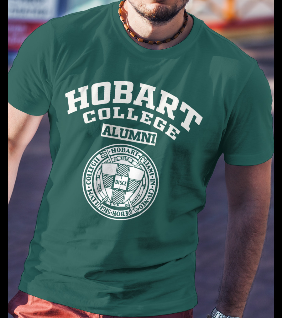 Hobart College Alumni Seal Disce 1822 Ebor Sicut Lilium Candidum T-Shirt