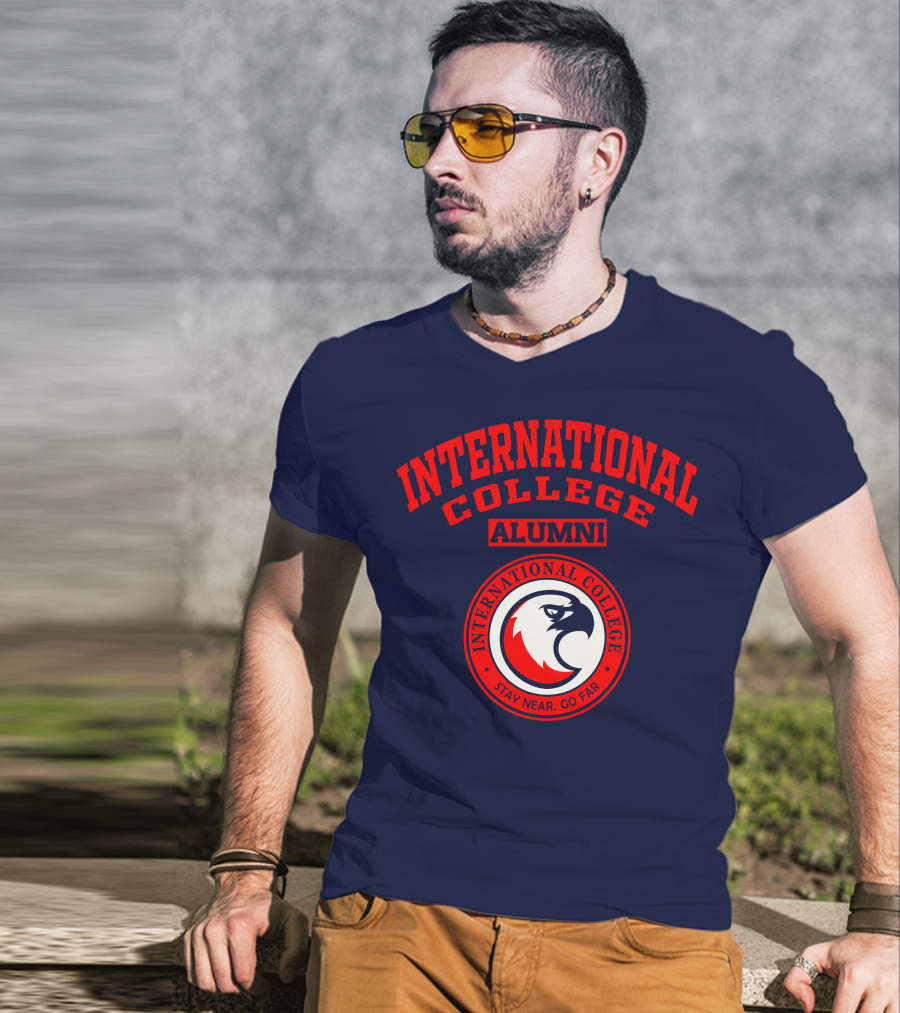 International College Alumni Stay Near Go Far T-Shirt
