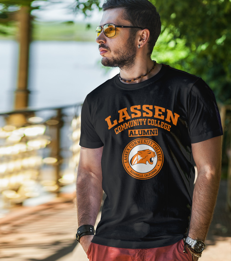 Lassen Community College Alumni Susanville California Tiger T-Shirt