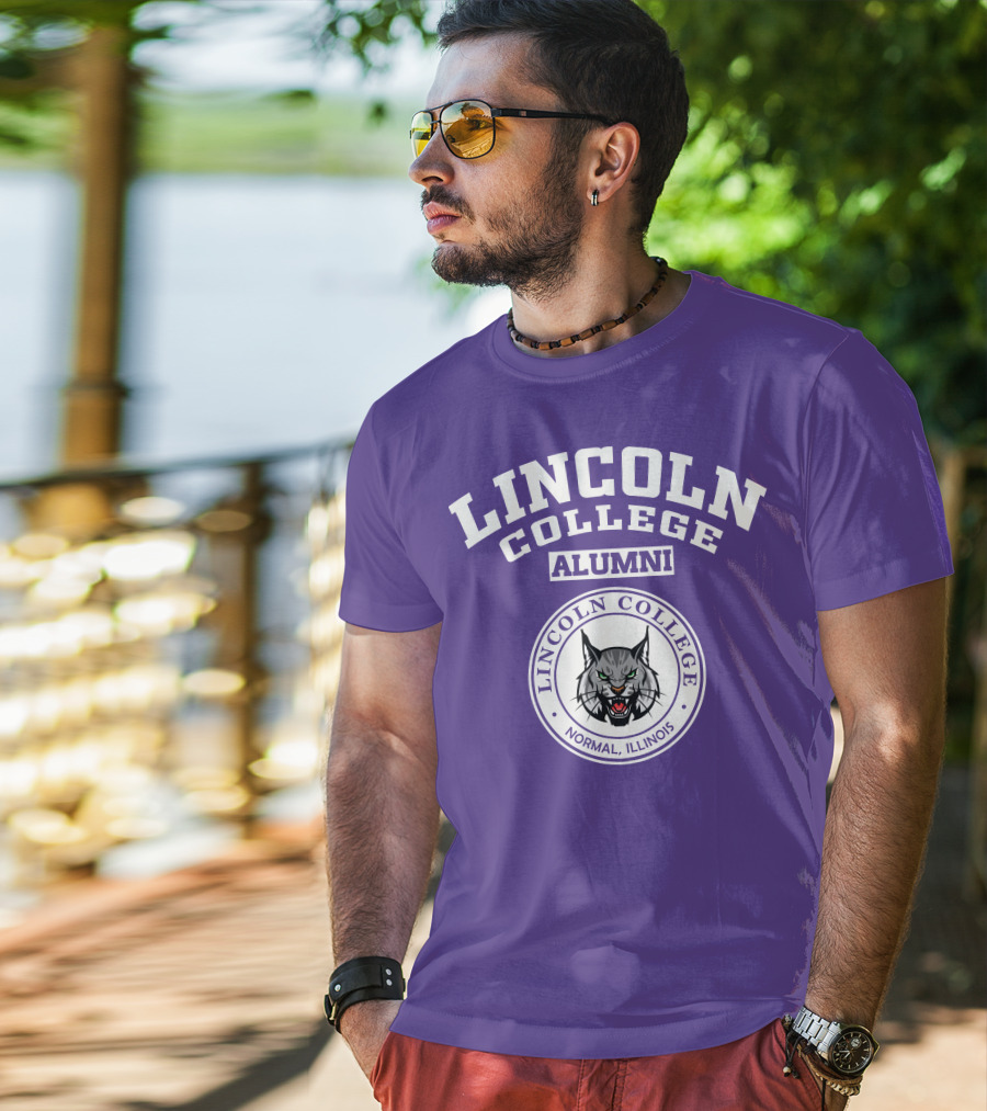 Lincoln College Alumni Normal Illinois Wildcat T-Shirt