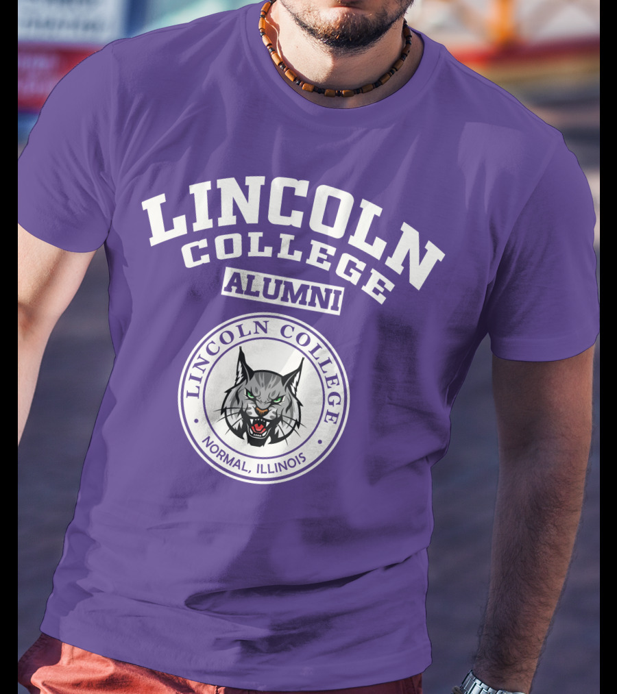 Lincoln College Alumni Normal Illinois Wildcat T-Shirt