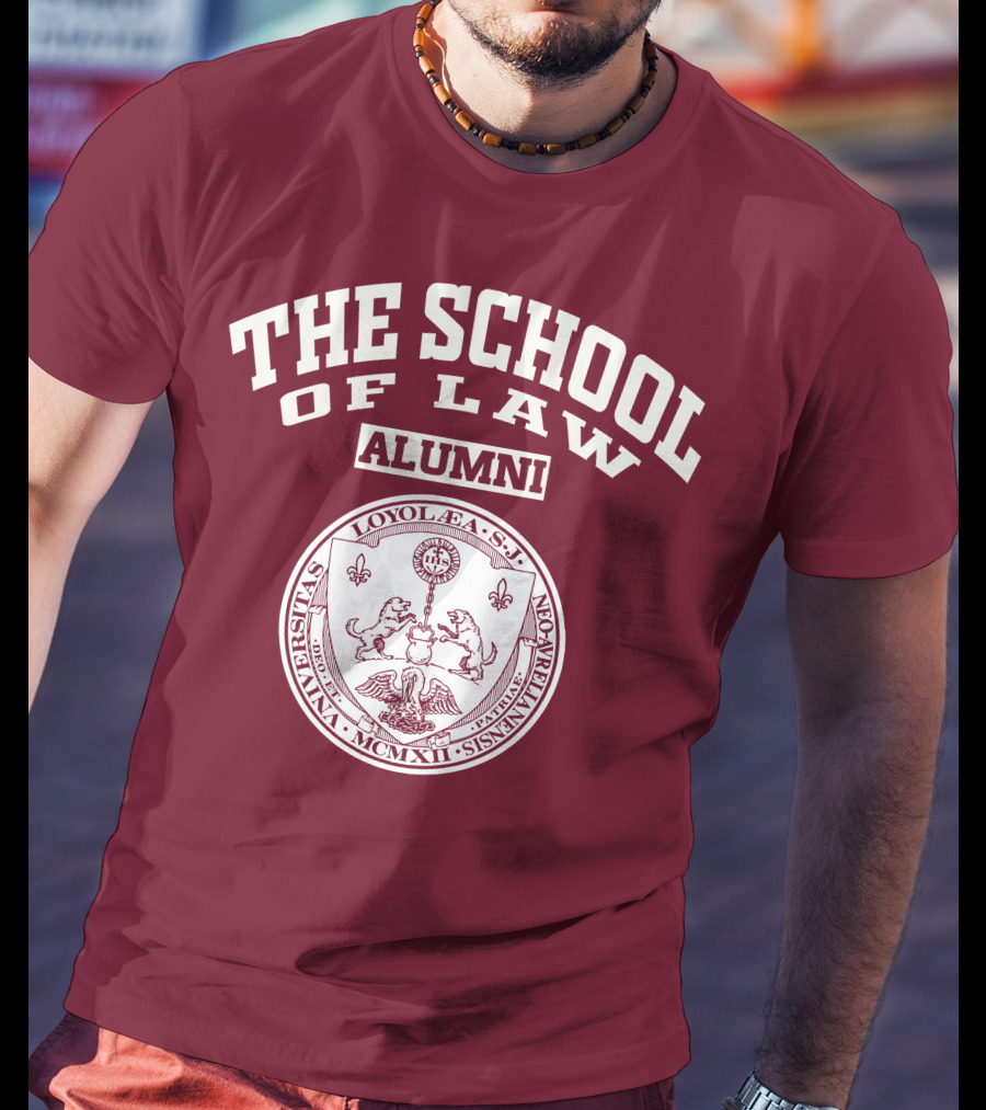 The School Of Law Alumni Loyola Universitas Seal T-Shirt