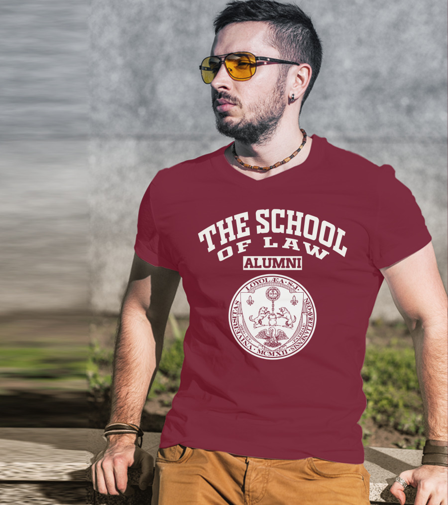 The School Of Law Alumni Loyola Universitas Seal T-Shirt
