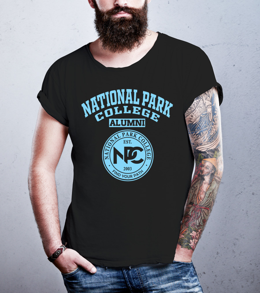 National Park College Alumni NPC Est. 2003 Find Your Path T-Shirt