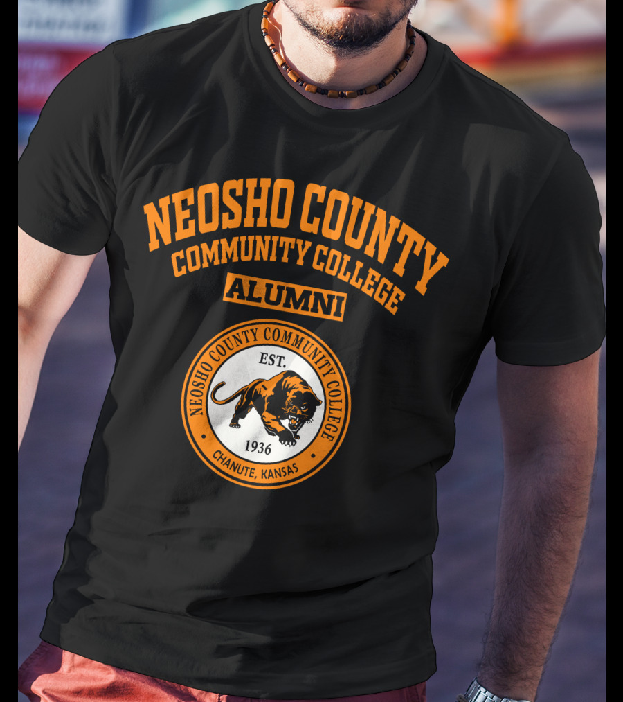 Neosho County Community College Alumni EST 1936 Chanute Kansas Panther T-Shirt