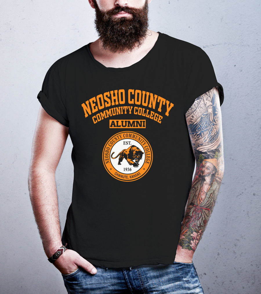 Neosho County Community College Alumni EST 1936 Chanute Kansas Panther T-Shirt