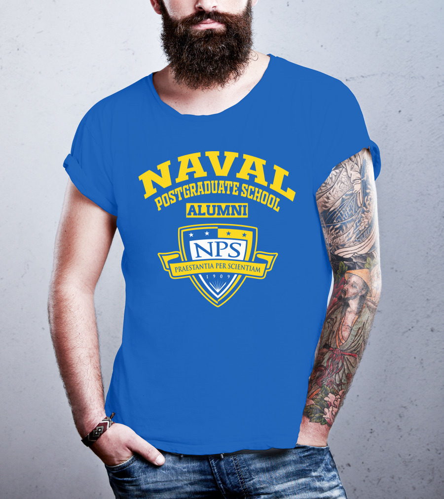 Naval Postgraduate School Alumni Nps Praestantia Per Scientiam 1909 T-Shirt