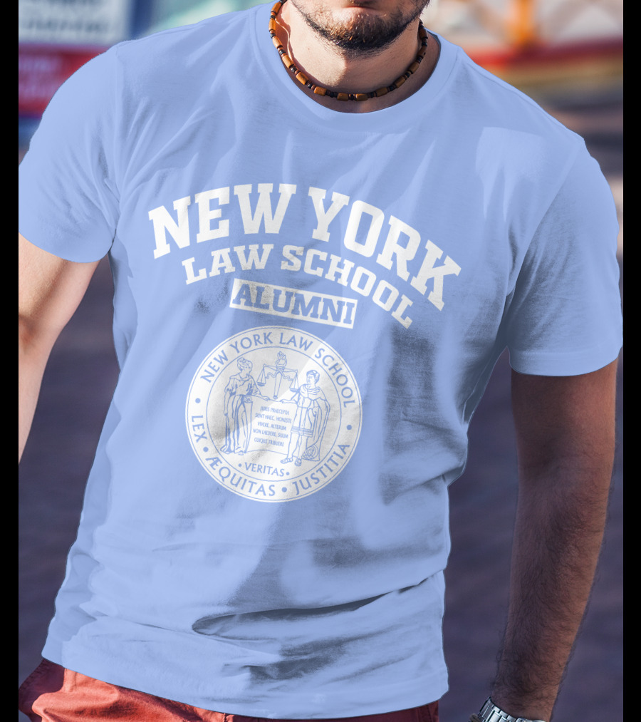 New York Law School Alumni Veritas Lex Aequitas Justitia T-Shirt