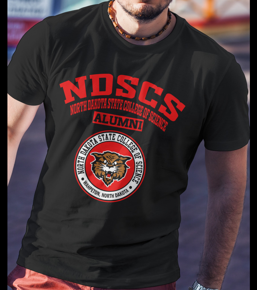 NDSCS North Dakota State College Of Science Alumni Wahpeton Wildcat T-Shirt