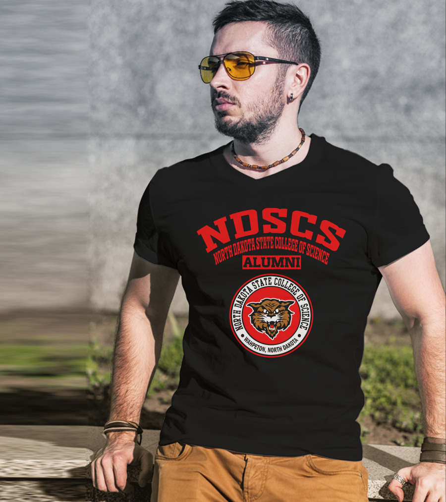 NDSCS North Dakota State College Of Science Alumni Wahpeton Wildcat T-Shirt