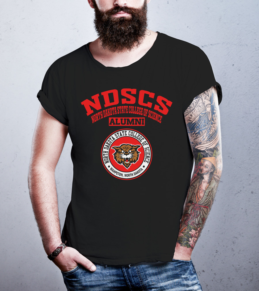 NDSCS North Dakota State College Of Science Alumni Wahpeton Wildcat T-Shirt