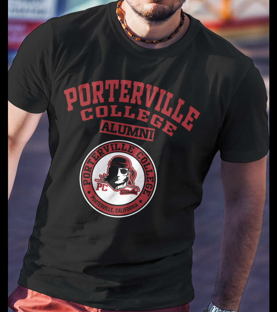 Porterville College Alumni California PC Pirate T-Shirt