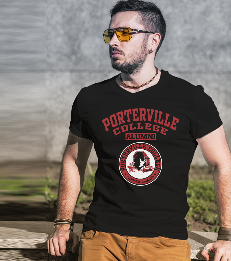 Porterville College Alumni California PC Pirate T-Shirt