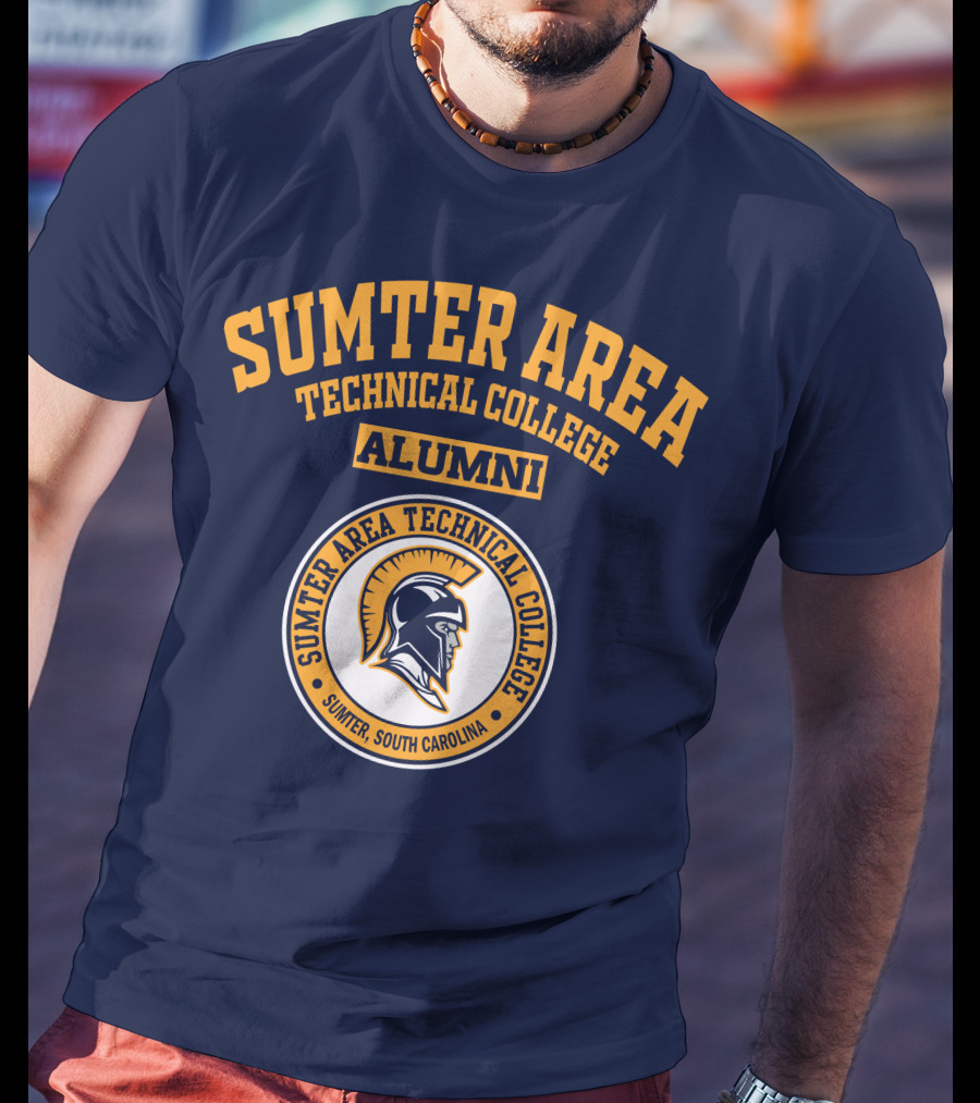 Sumter Area Technical College Alumni South Carolina Spartan Head T-Shirt