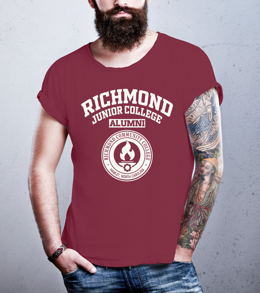 Richmond Junior College Alumni Richmond Community College Hamlet North Carolina T-Shirt