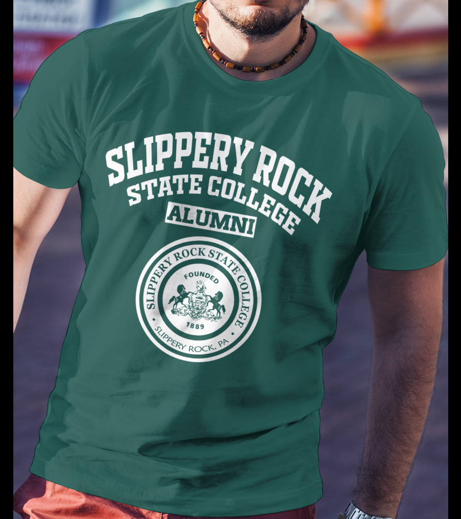 Slippery Rock State College Alumni Founded 1889 Seal Slippery Rock PA T-Shirt