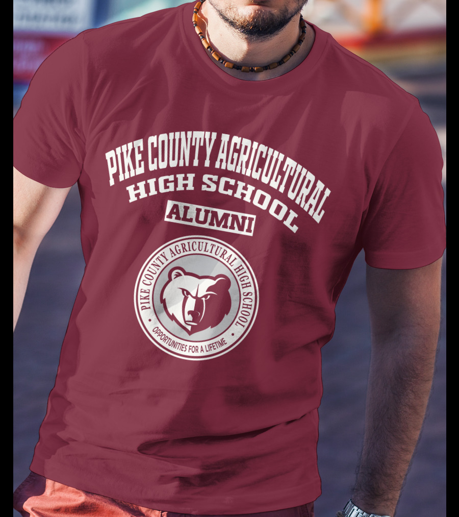 Pike County Agricultural High School Alumni Opportunities For A Lifetime Bear T-Shirt