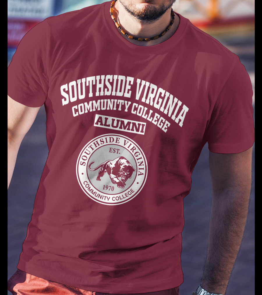 Southside Virginia Community College Alumni Est. 1970 Lion Emblem T-Shirt