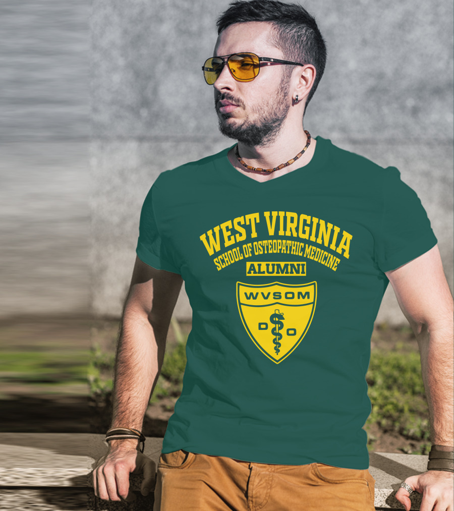 West Virginia School Of Osteopathic Medicine Alumni WVSOM DO Shield T-Shirt