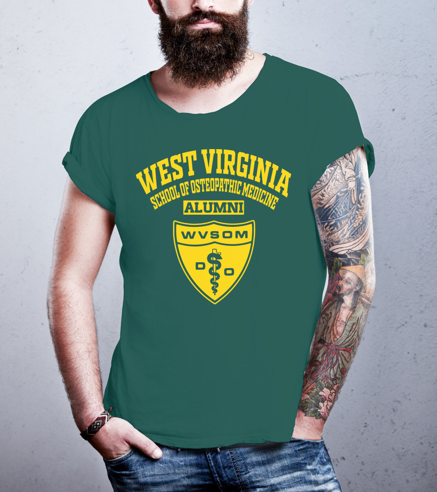 West Virginia School Of Osteopathic Medicine Alumni WVSOM DO Shield T-Shirt