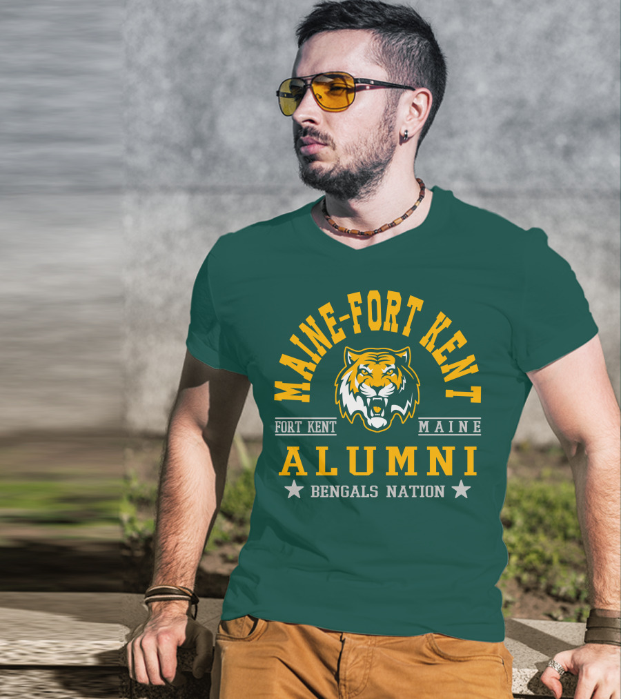 Maine-Fort Kent Alumni Bengals Nation Fort Kent Maine T-Shirt
