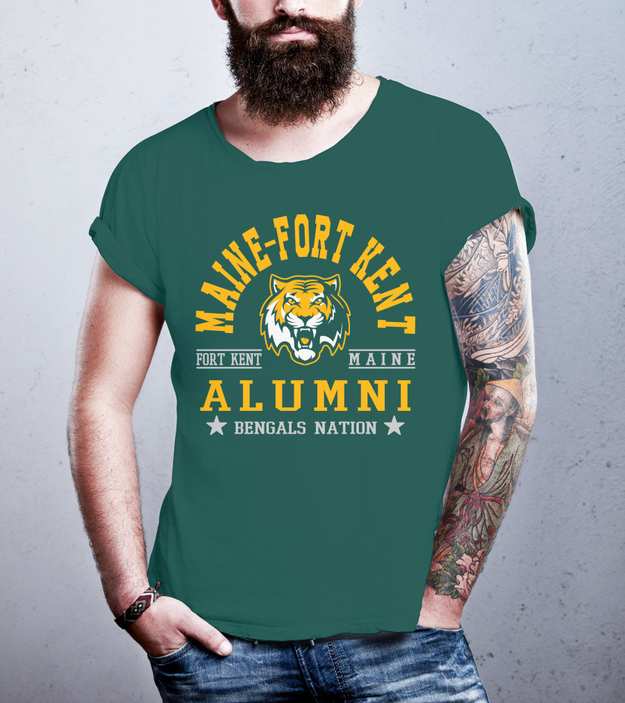 Maine-Fort Kent Alumni Bengals Nation Fort Kent Maine T-Shirt