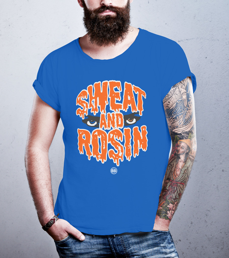 SWEAT AND ROSIN Eyes Dripping Orange 86 T-Shirt