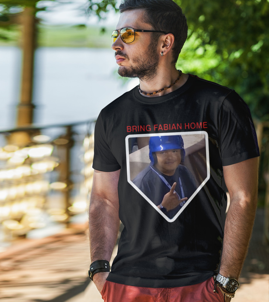 Bring Fabian Home Baseball Fan Moment T-Shirt