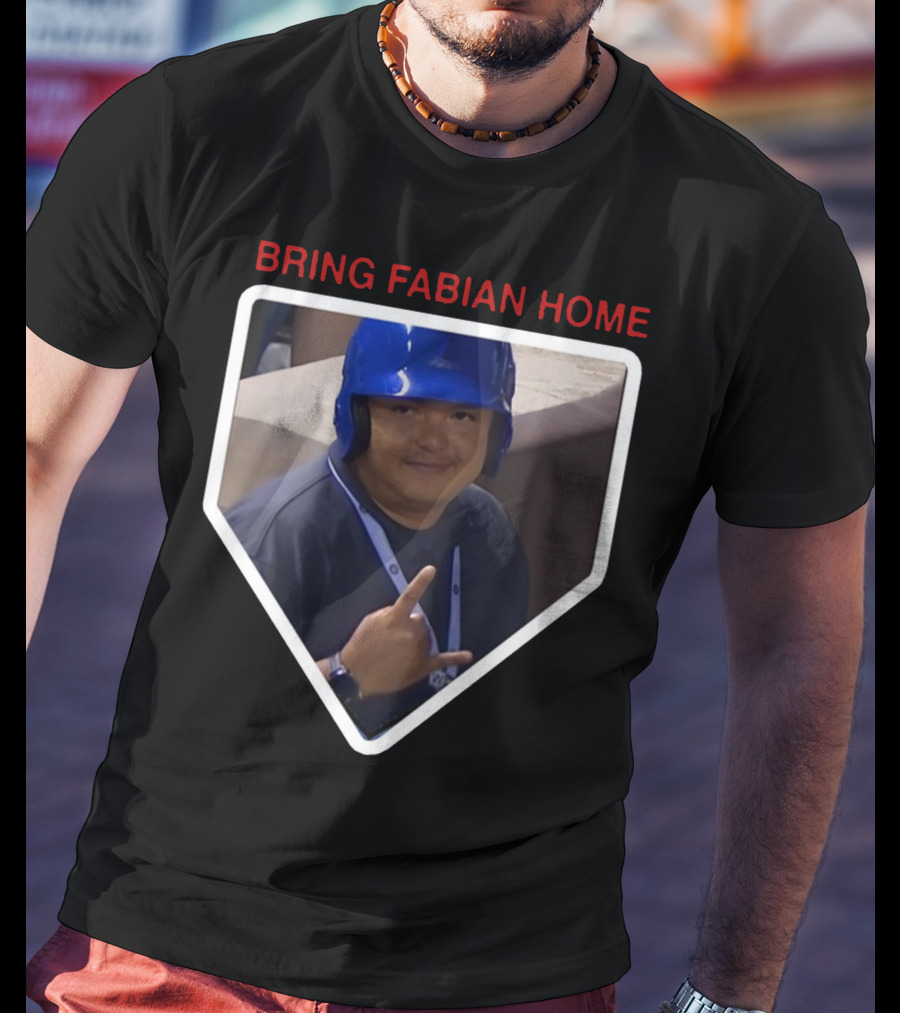 Bring Fabian Home Baseball Fan Moment T-Shirt
