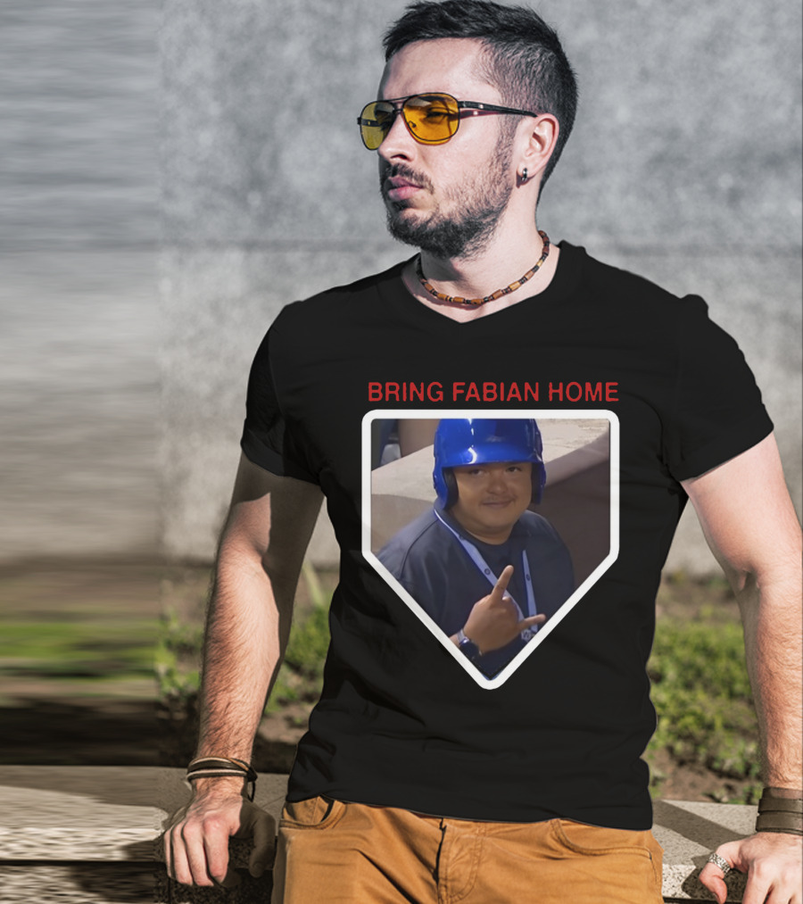 Bring Fabian Home Baseball Fan Moment T-Shirt